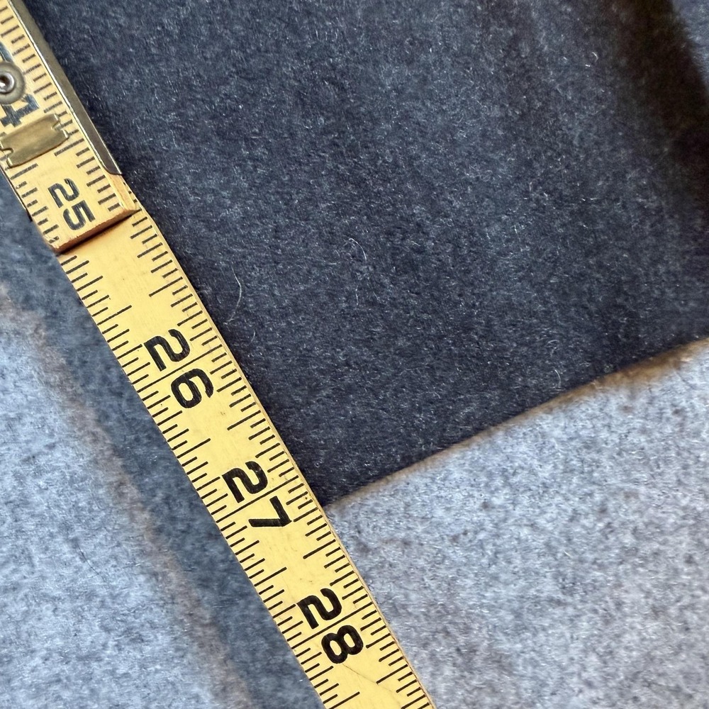 Luciano Barbera Pants Mens 42x27 Gray Wool Flat Front Dress Trousers Italy - Picture 5 of 6
